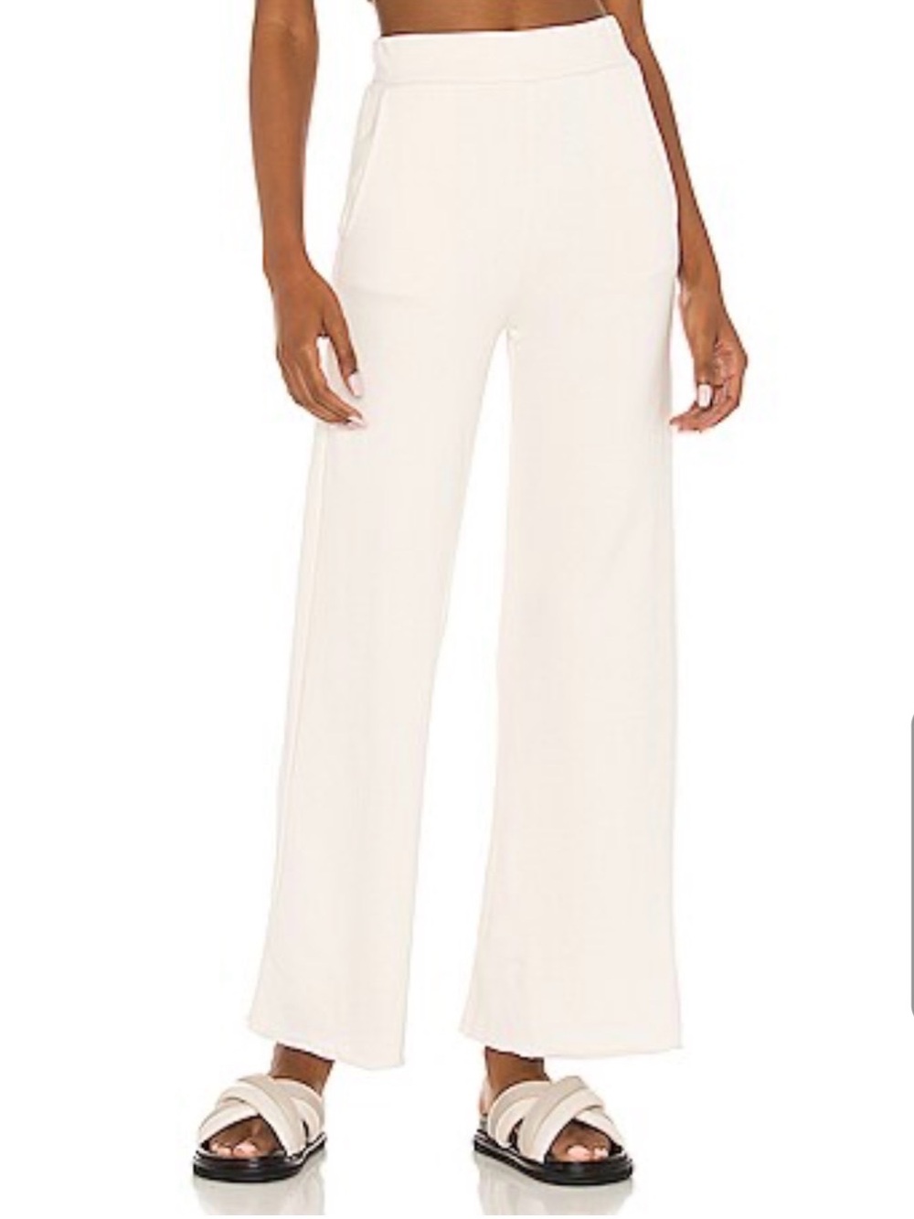 NSF Delilah Flared Leg Pant in Ivory